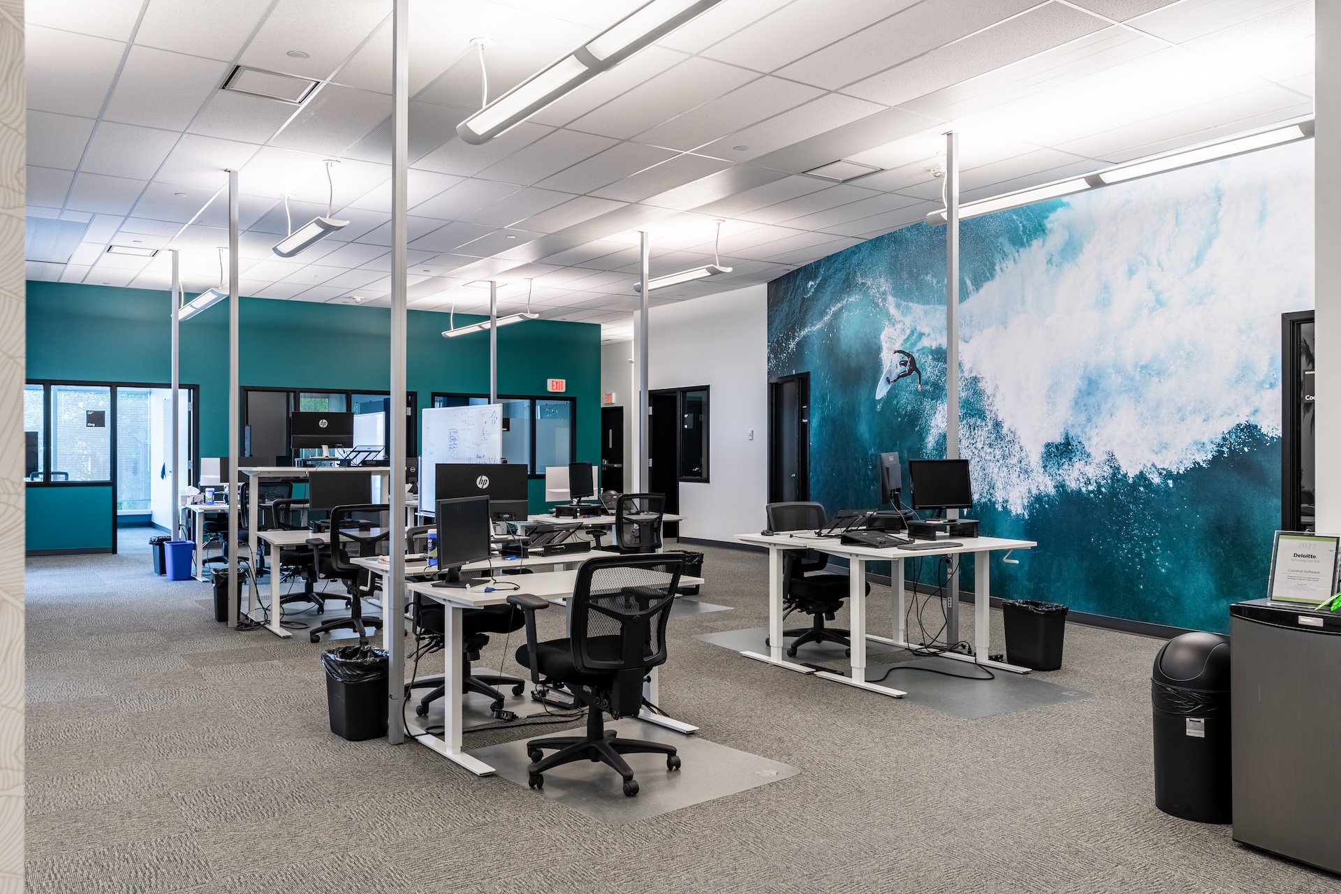 Commercial office space remodel and interior painting saskatoon